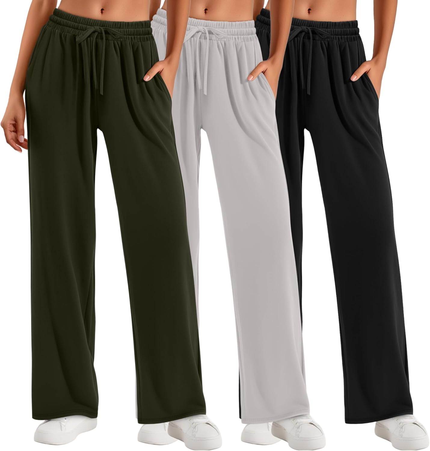 Neer Women's Baggy Sweatpants with Pockets for Cozy Comfort