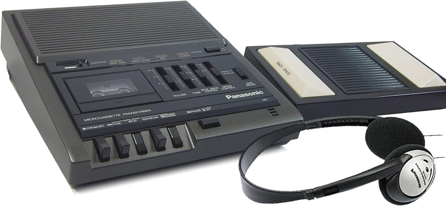 Panasonic RR930 Transcriber: Effortless Microcassette Recording