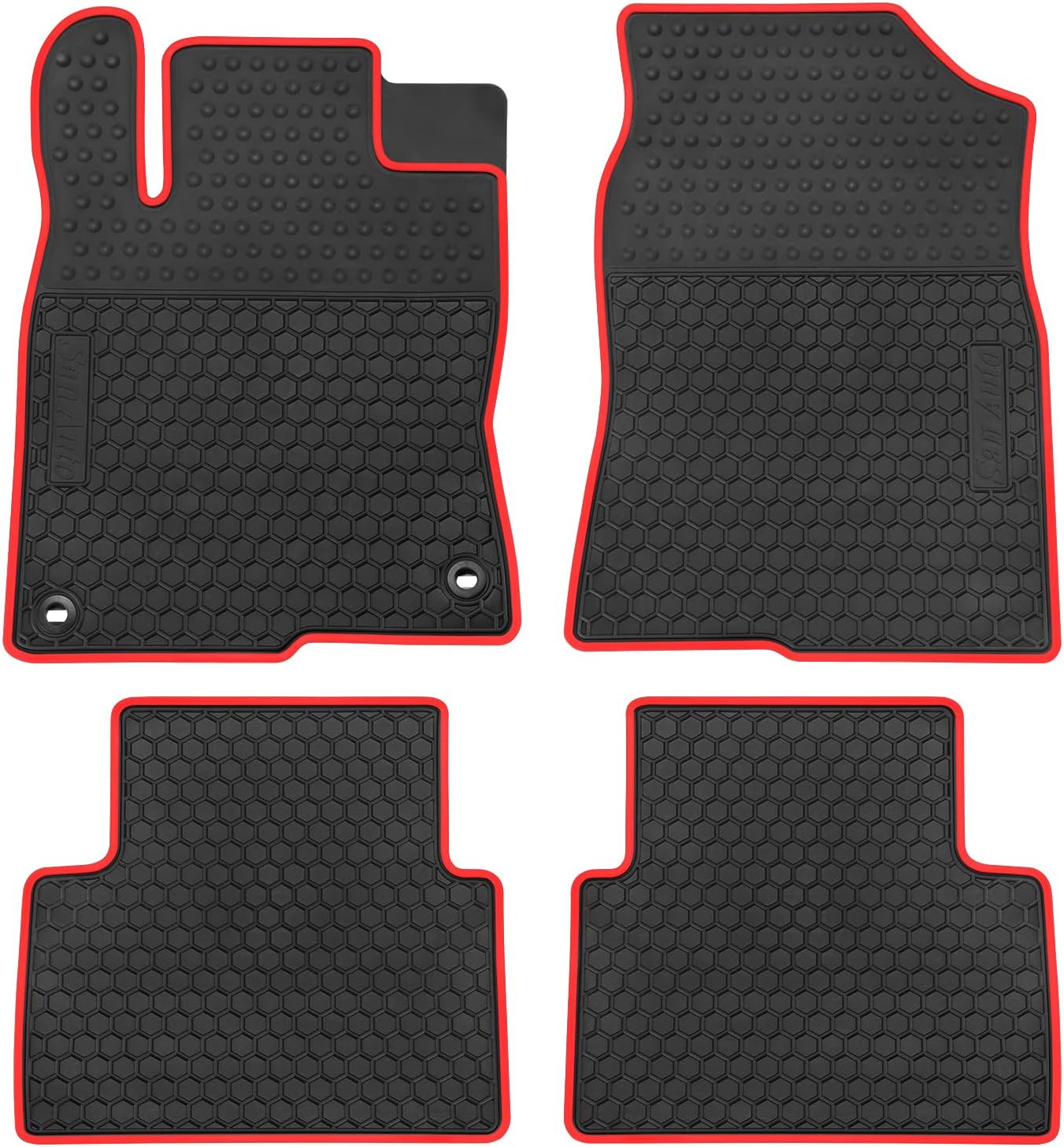 Custom Fit Car Rubber Floor Mat for Honda Civic Sedan 2016-2021