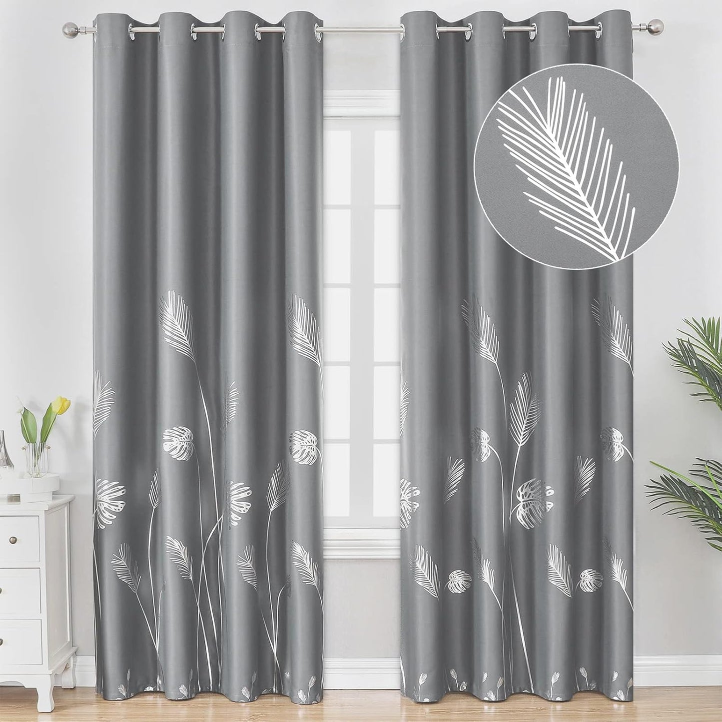 Estelar Textiler Blackout Curtains for Bedroom and Living Room