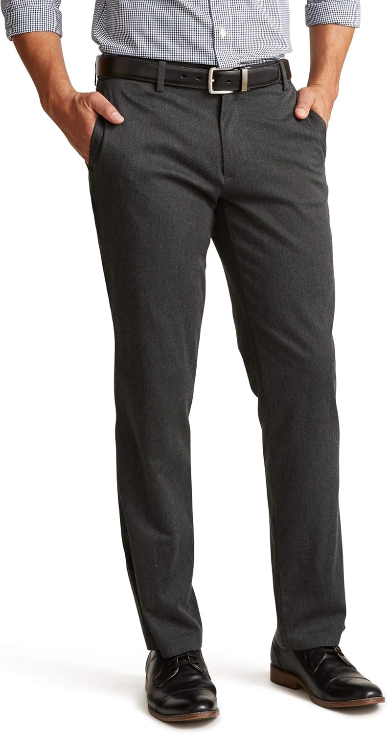 Dockers Men's Straight Fit Lux Cotton Stretch Khaki Pant Review