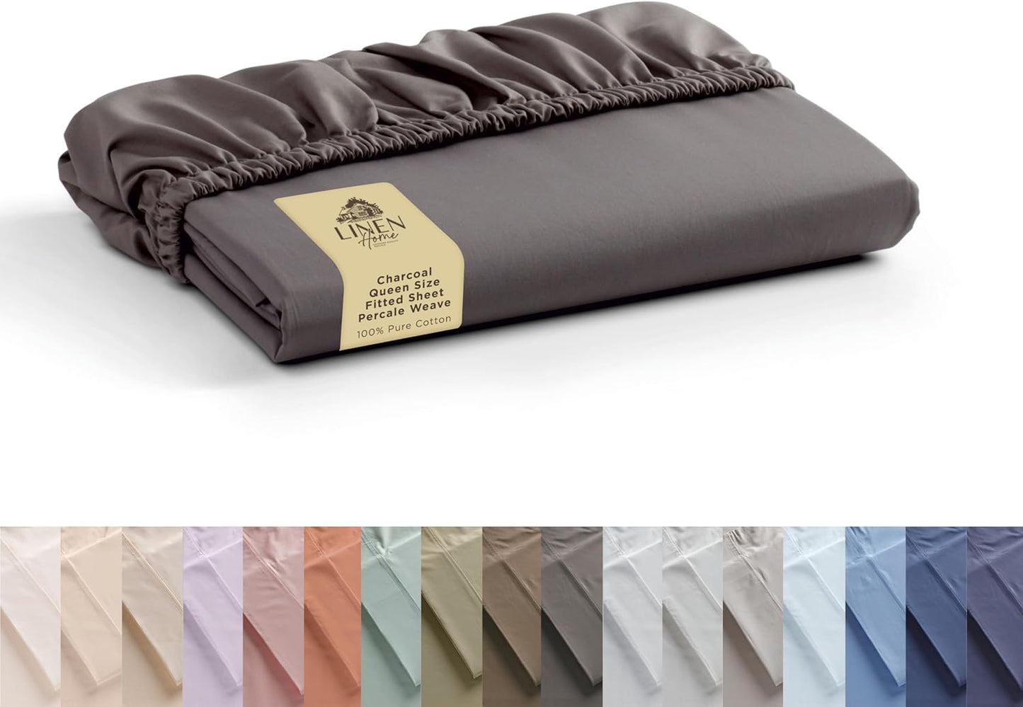 100% Cotton Percale Weave King Fitted Sheet for Ultimate Comfort