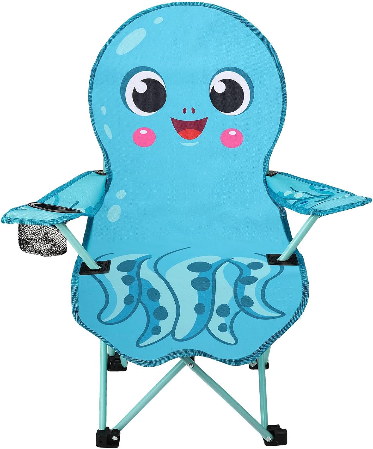KABOER Kids Outdoor Folding Lawn Chair with Cup Holder