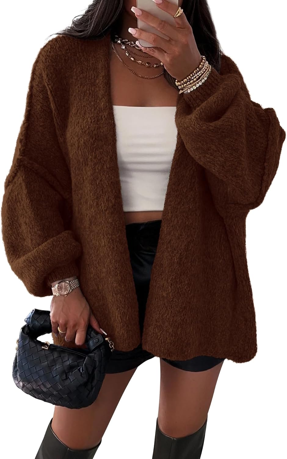 ATHMILE Womens Fall Oversized Cardigan Sweaters for Style