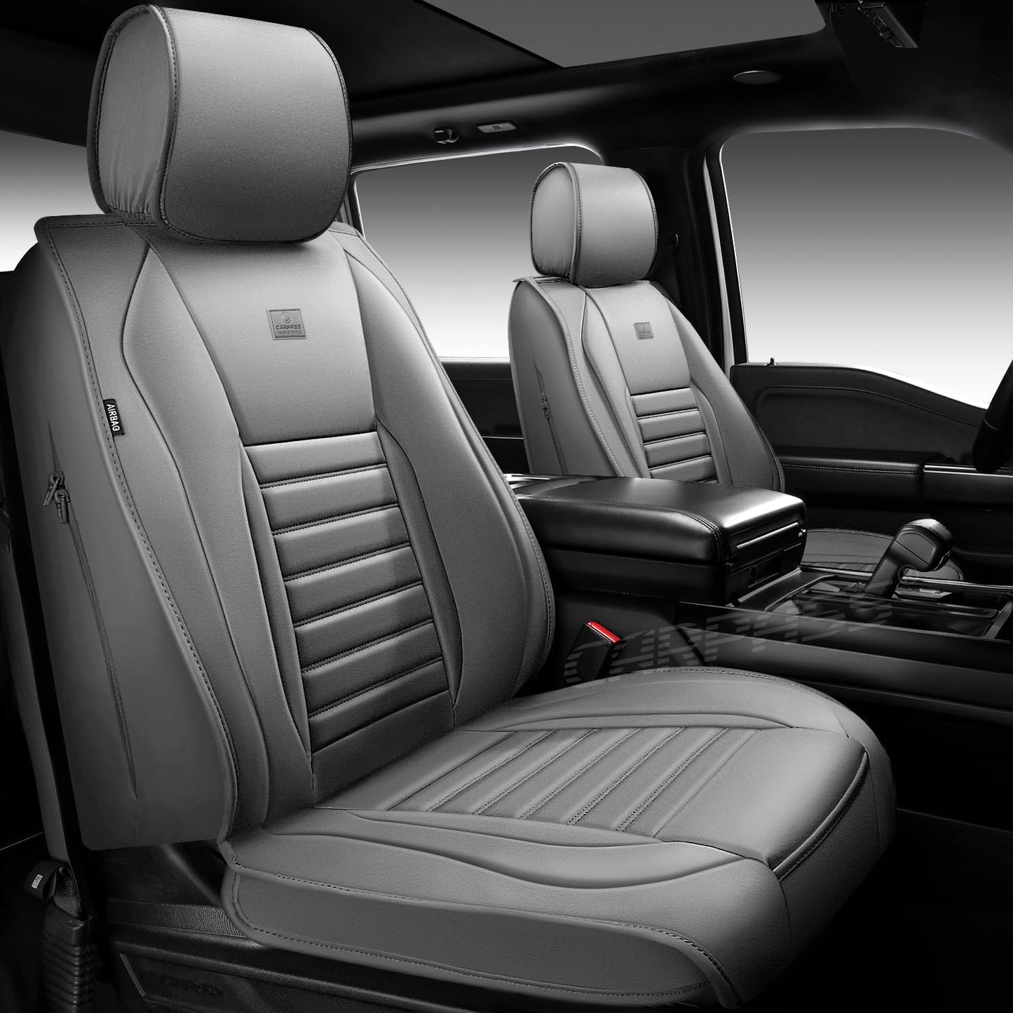 Luxury Nappa Leather Car Seat Covers Full Set for All Vehicles