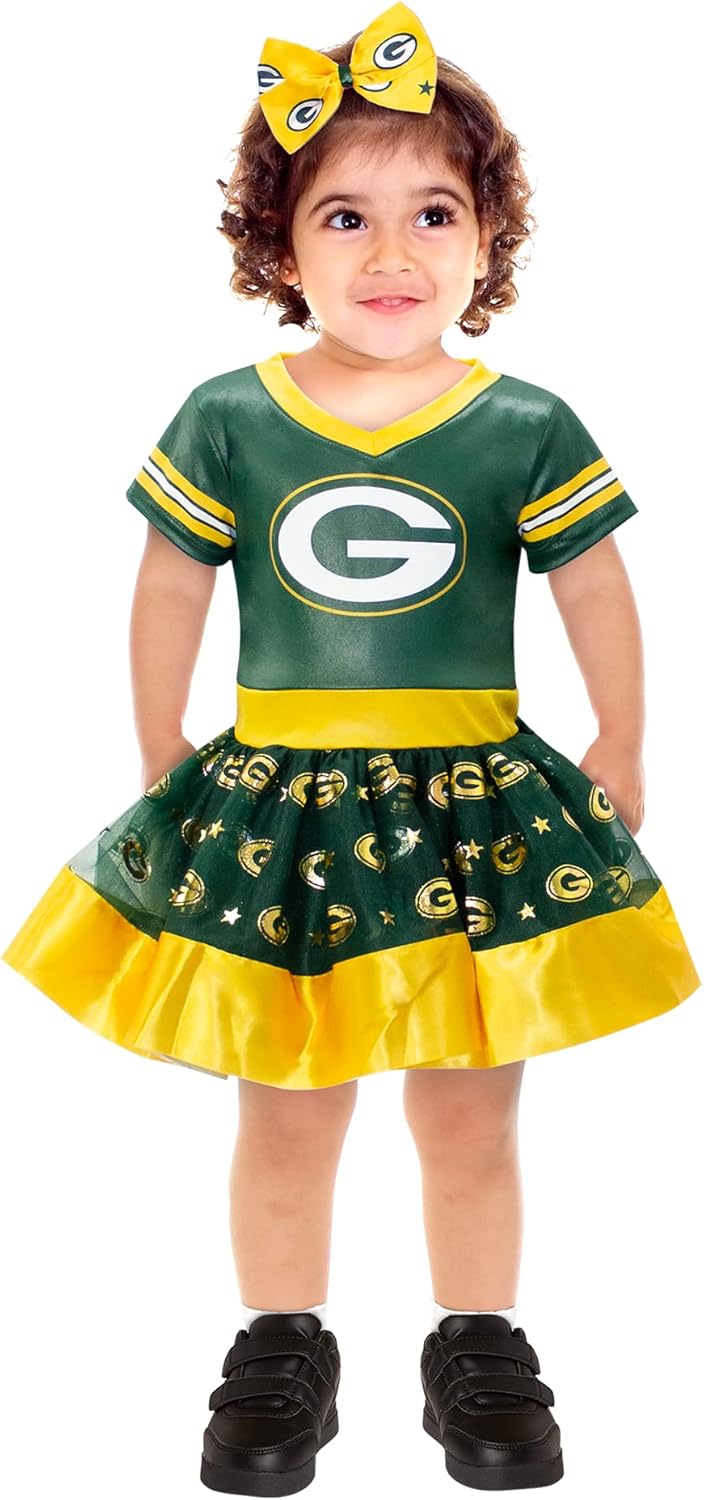 MODERN HERO Toddler Girl's NFL MVP Tailgate Tutu Dress Costume