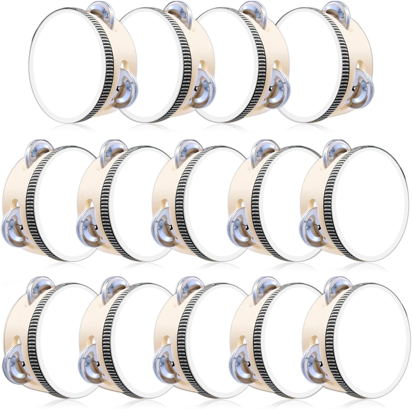 14 Pcs Wedding Tambourine Set for Adults - Musical Fun
