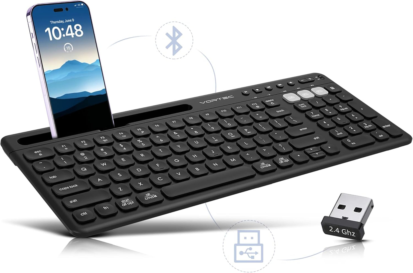 Vortec Universal Bluetooth Keyboard