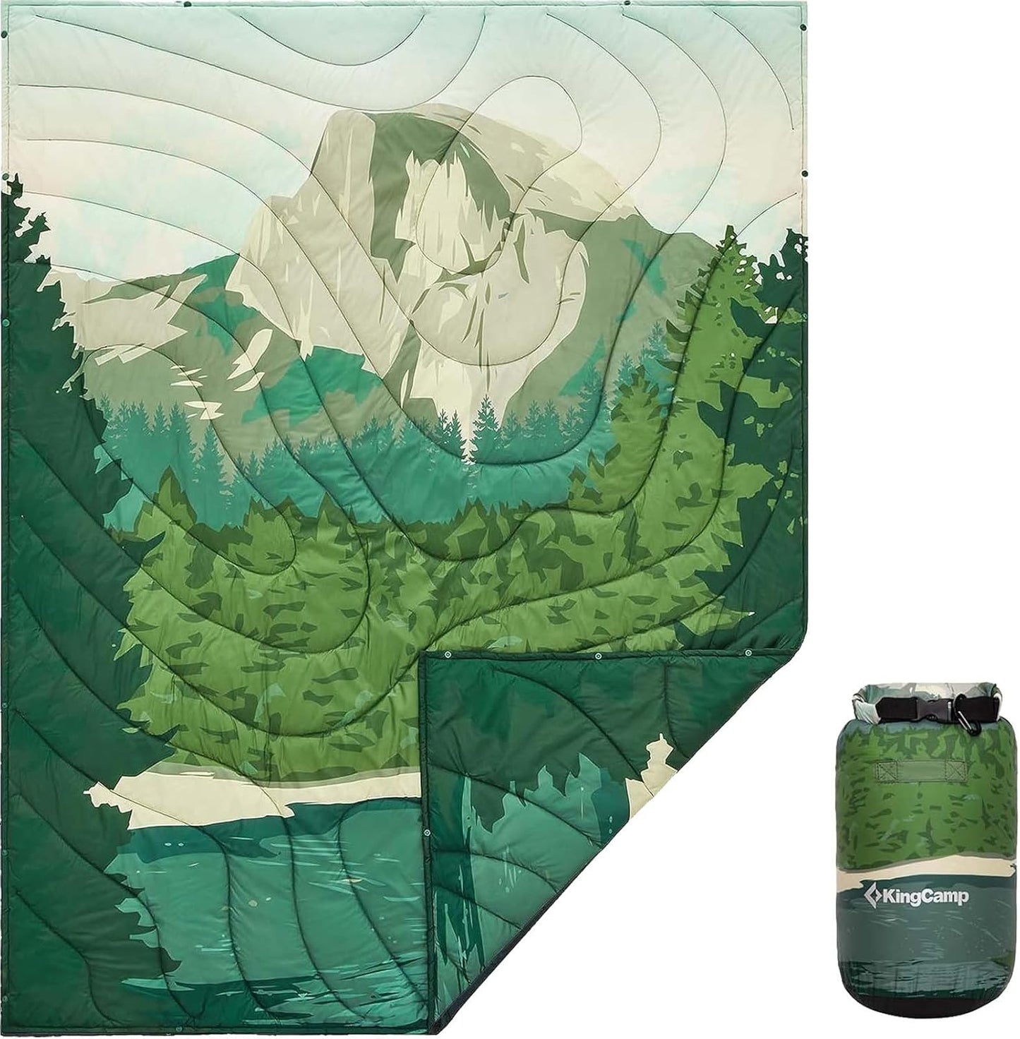 KingCamp Ultralight Camping Blanket - Packable & Weatherproof