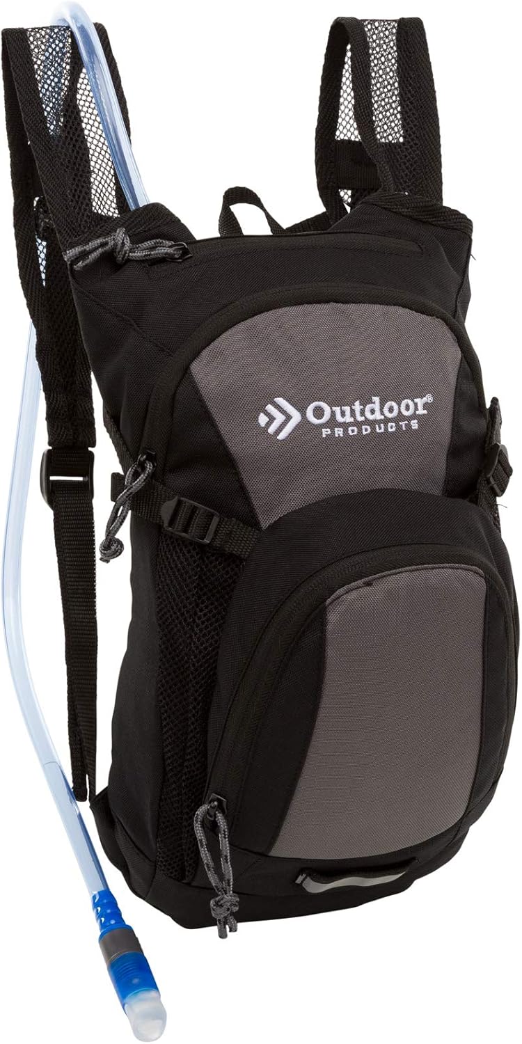 Tadpole Hydration Pack for Outdoor Adventures - Black & Violet Tulip
