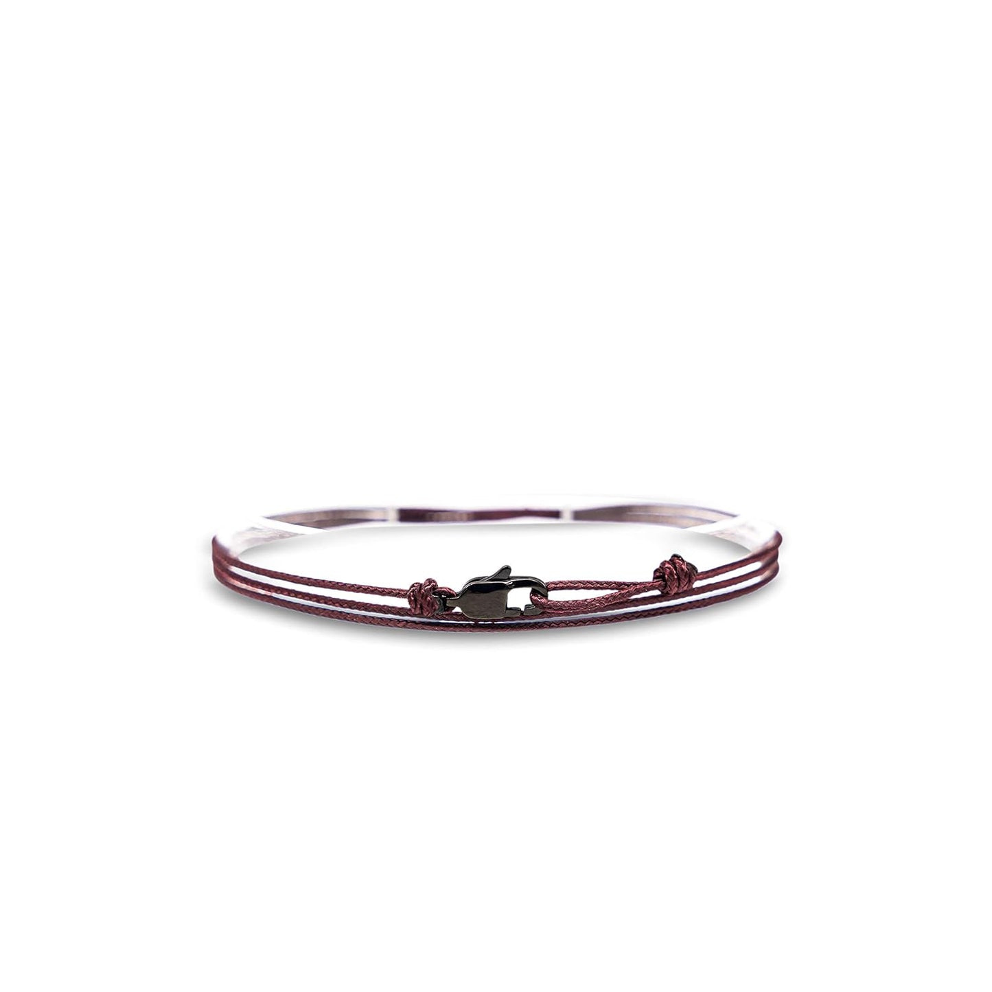 Nami Waterproof Nautical Rope Bracelet in Ruby Red