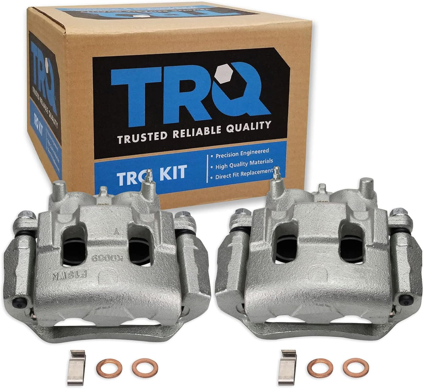 TRQ Front Brake Caliper Set for 2007-2015 Ford Edge & MKX