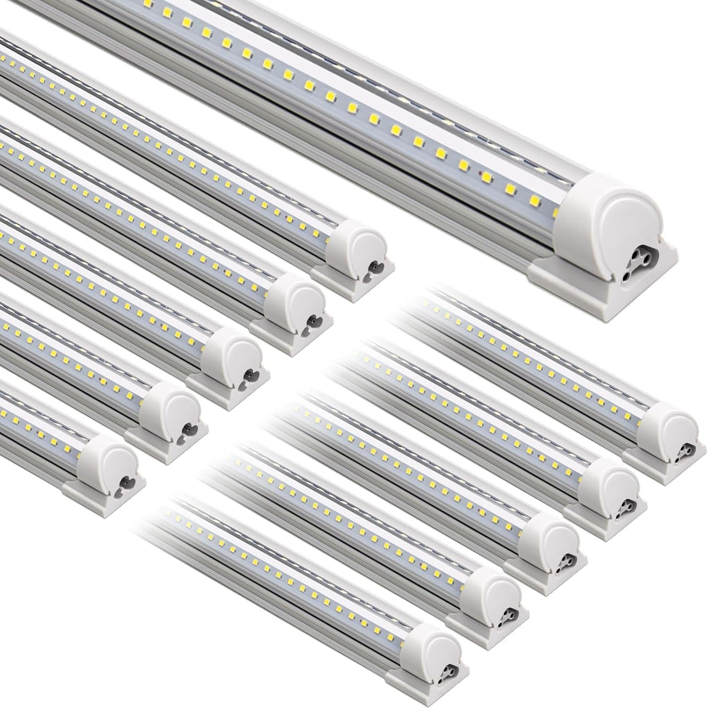 Barrina LED Shop Lights 8FT 72W 10000LM for Bright Spaces