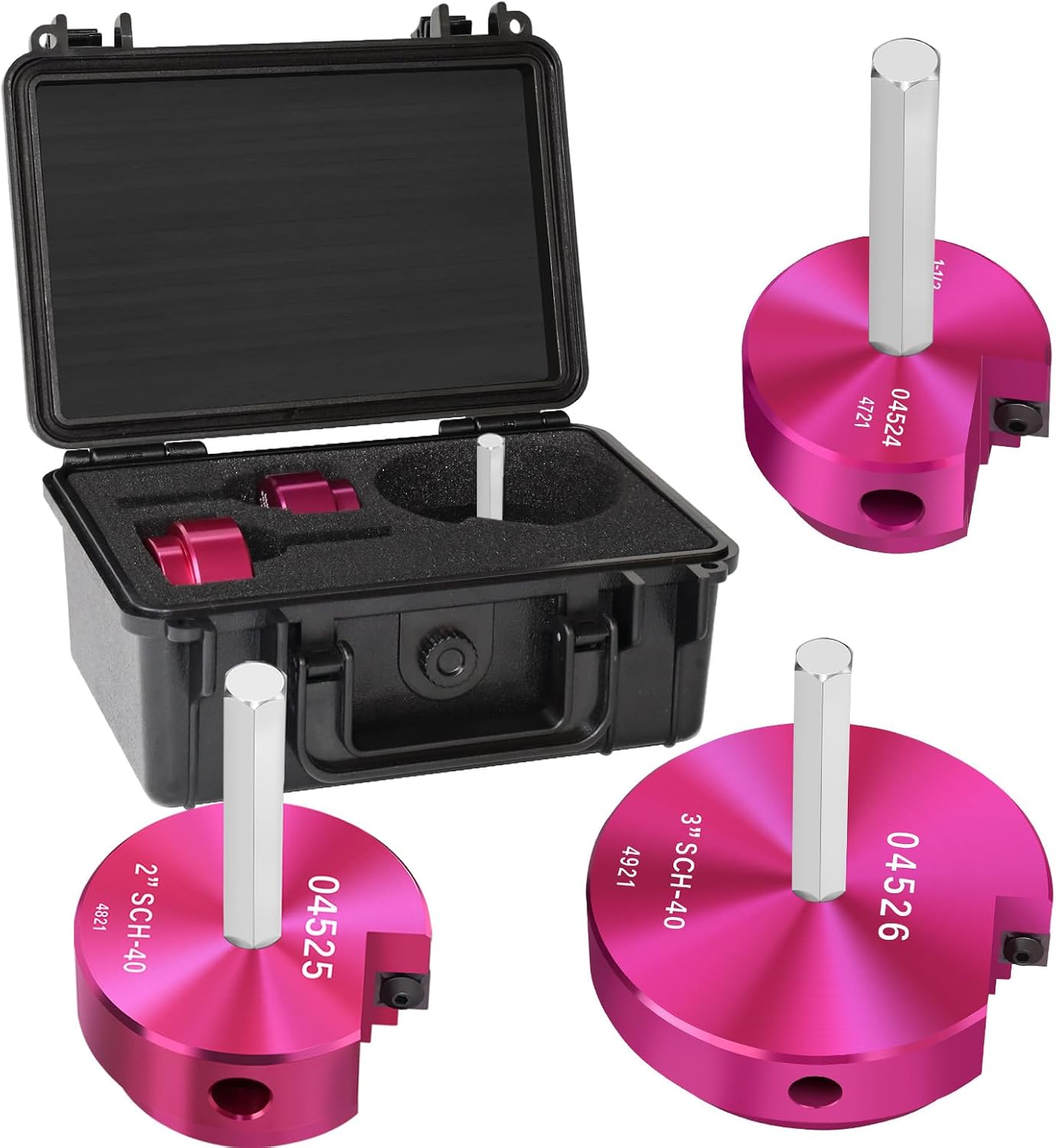PVC Pipe Reamer Tool Kit for Plumbing - 3-Piece Set
