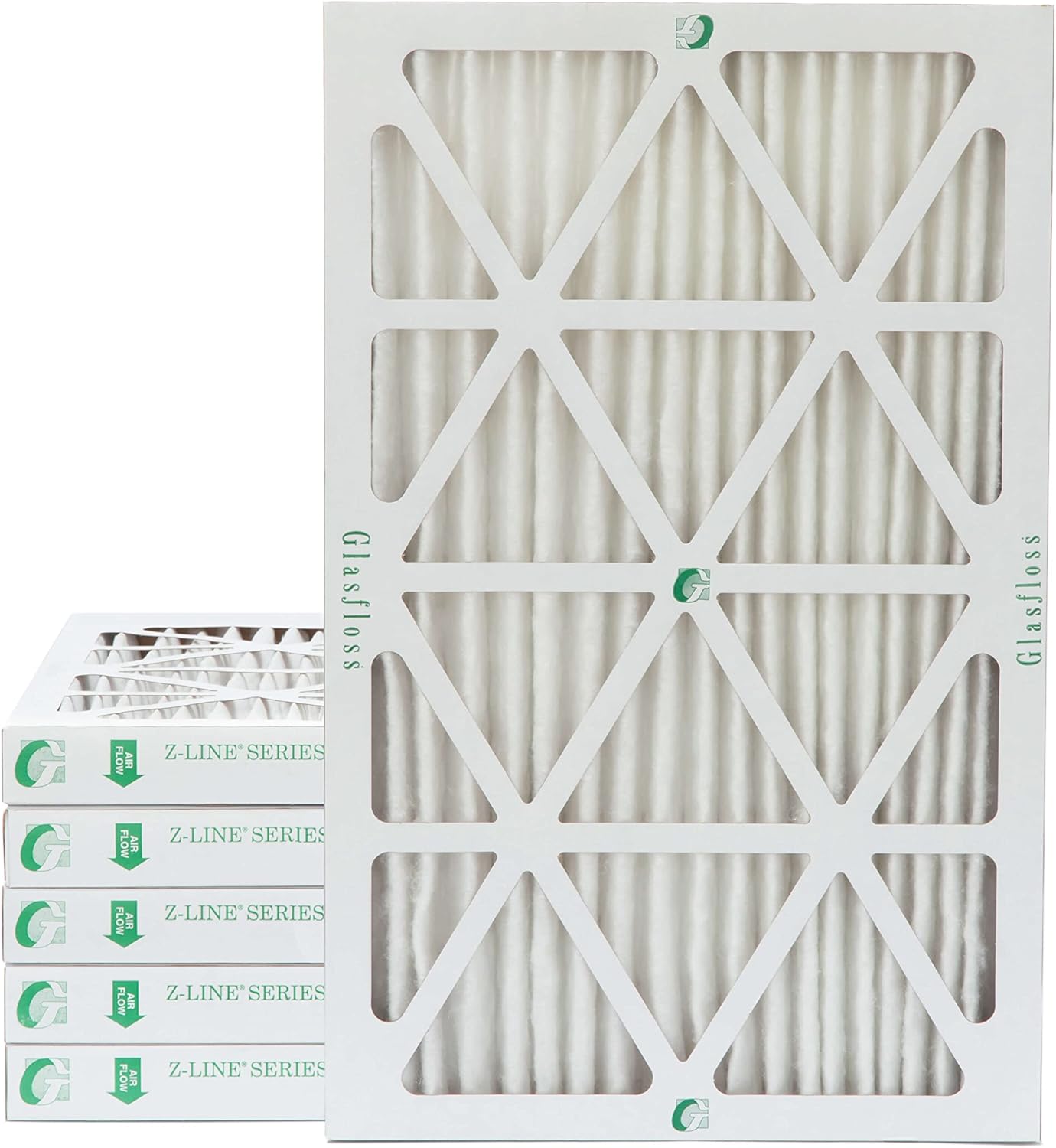 Glasfloss 14x25x2 MERV 10 Pleated Air Filters for Clean Air