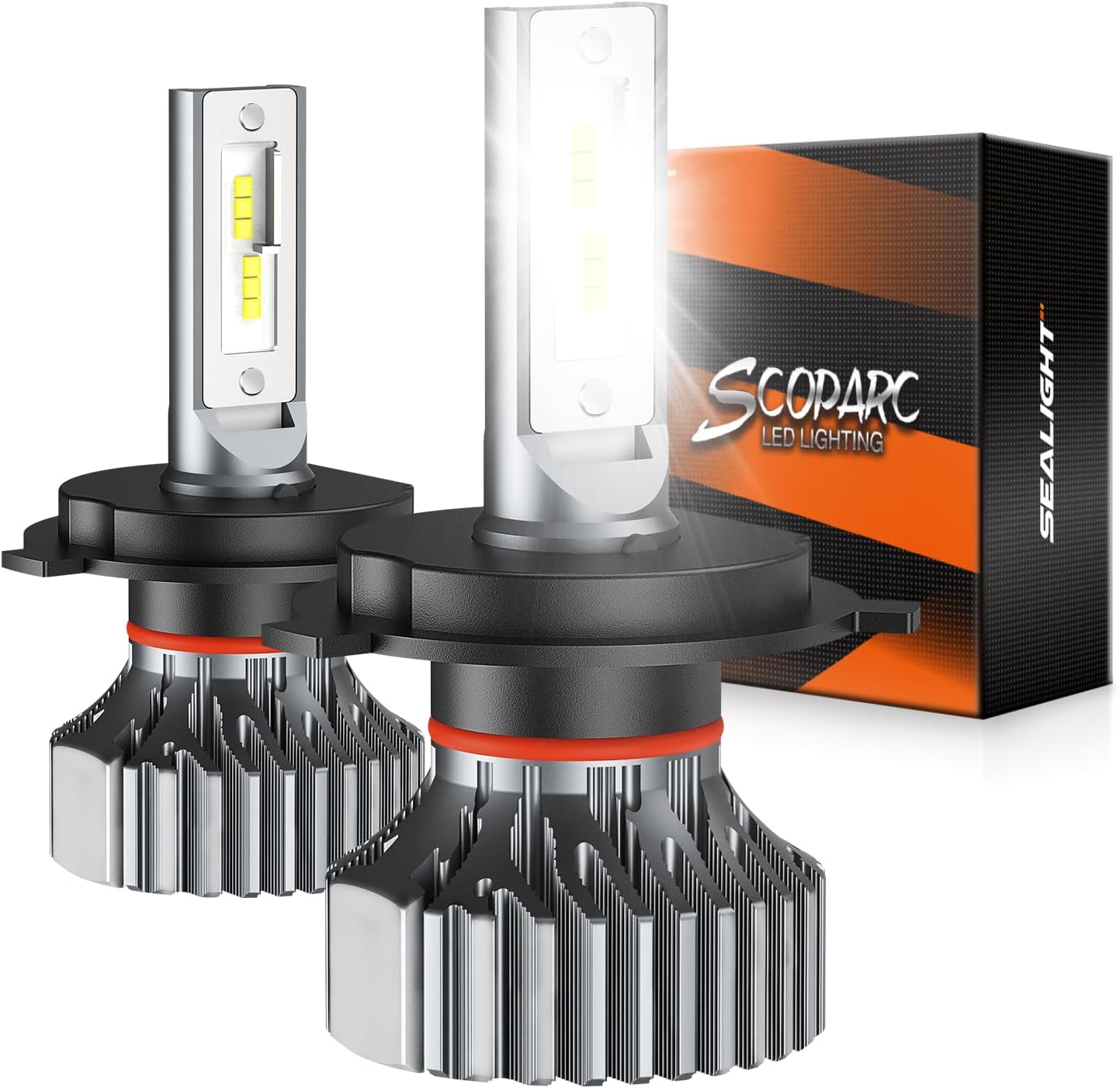 SEALIGHT H4/9003 Bulb with 30000LM Brightness and Longevity