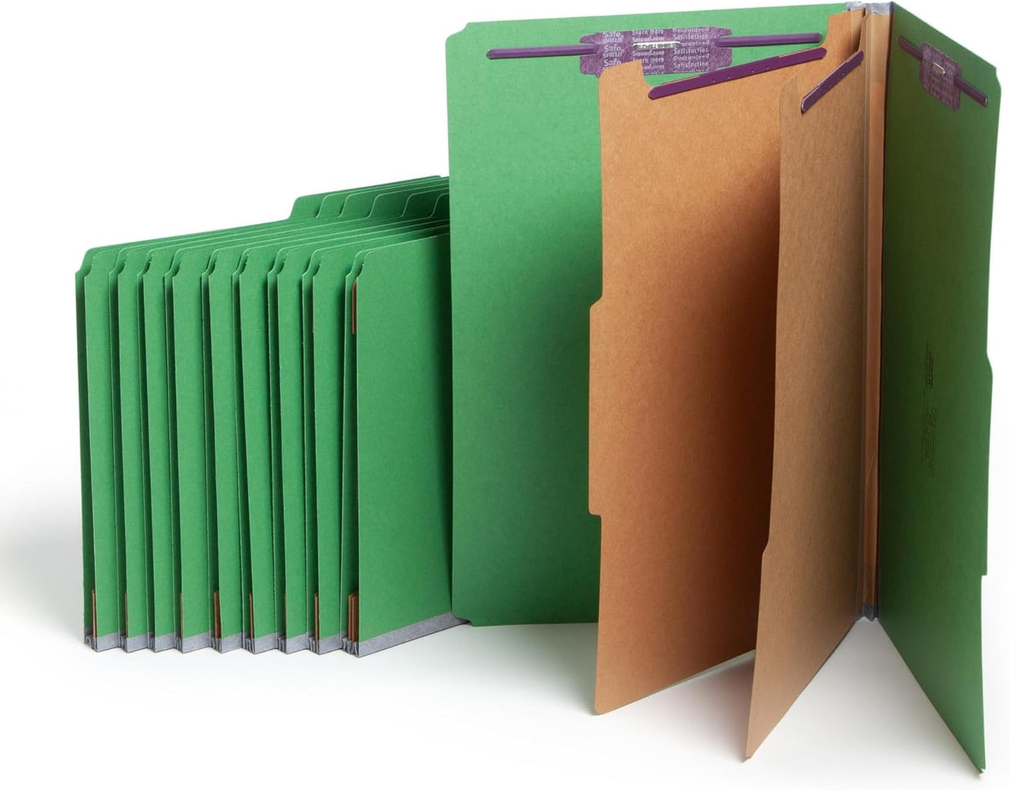 Smead Pressboard Legal Size File Folders with SafeSHIELD Fasteners