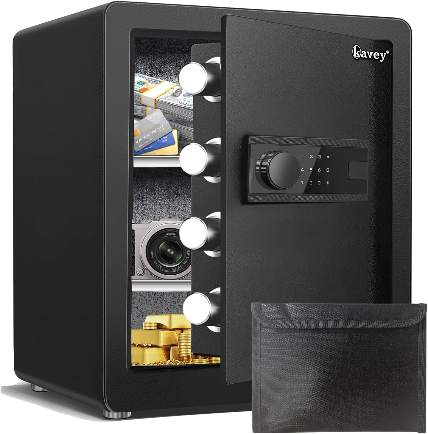 Kavey 2.0 Cub Safe Box for Maximum Security and Organization