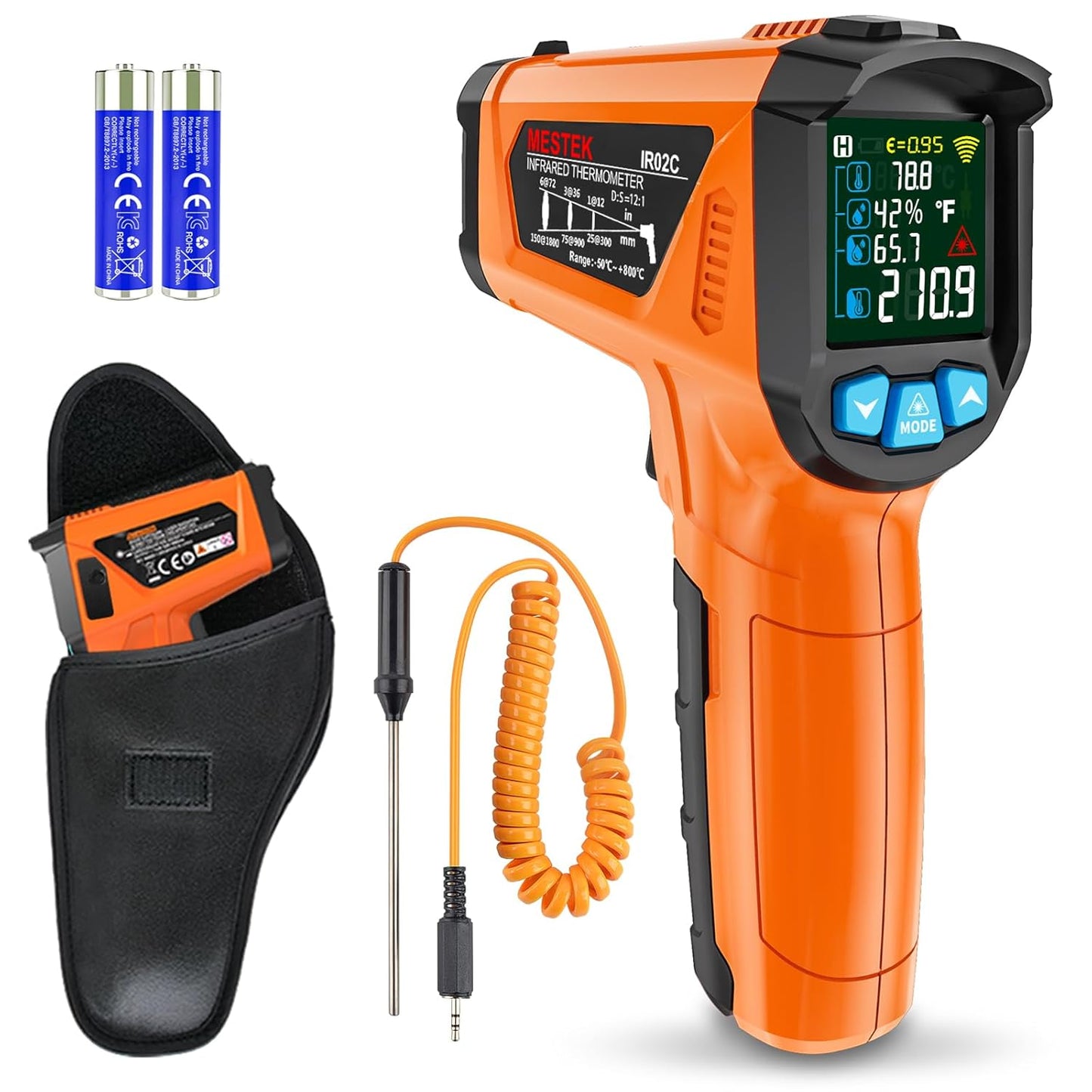 MESTEK Infrared Thermometer Gun for Accurate Temperature Readings