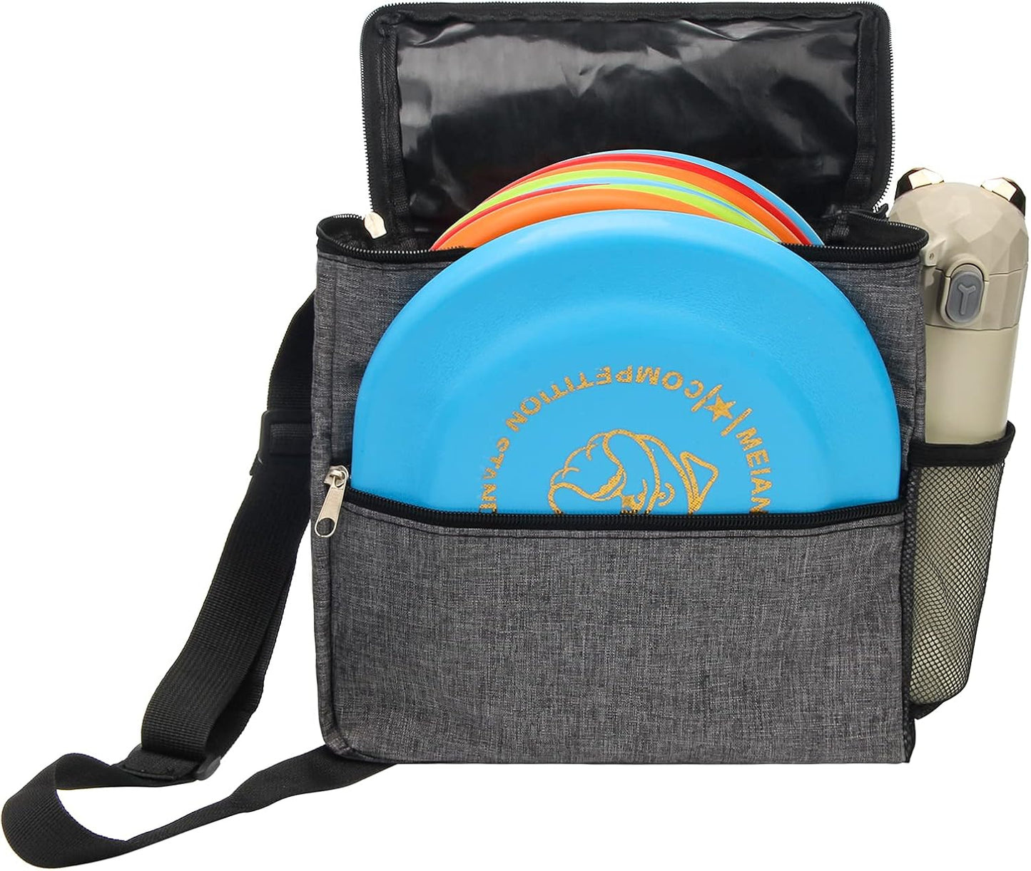 Windspeed Waterproof Disc Golf Bag with 10 Disc Capacity - Perfect for Women and Men!