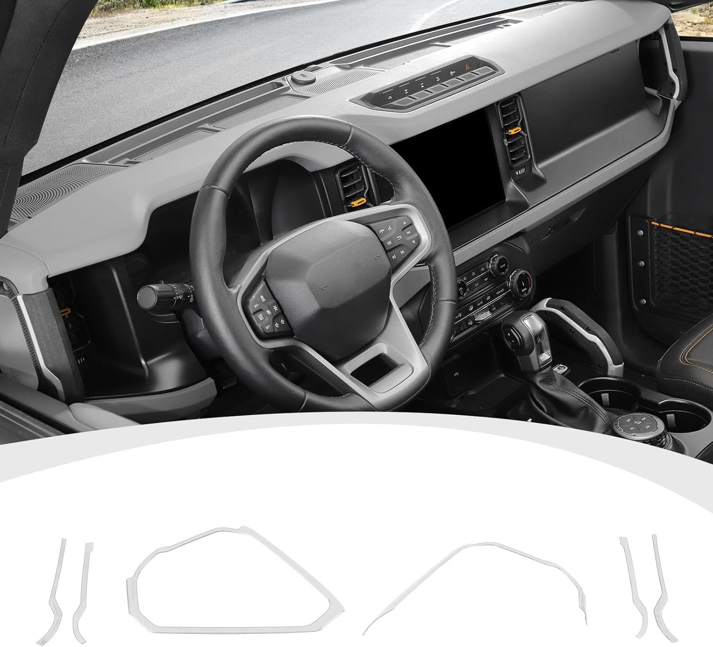 Center Console Dash Grab Handle Cover Trim for Ford Bronco