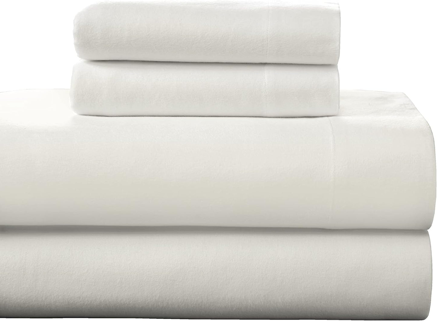 Pointehaven Flannel 170 GSM Sheet Set for Cozy Comfort
