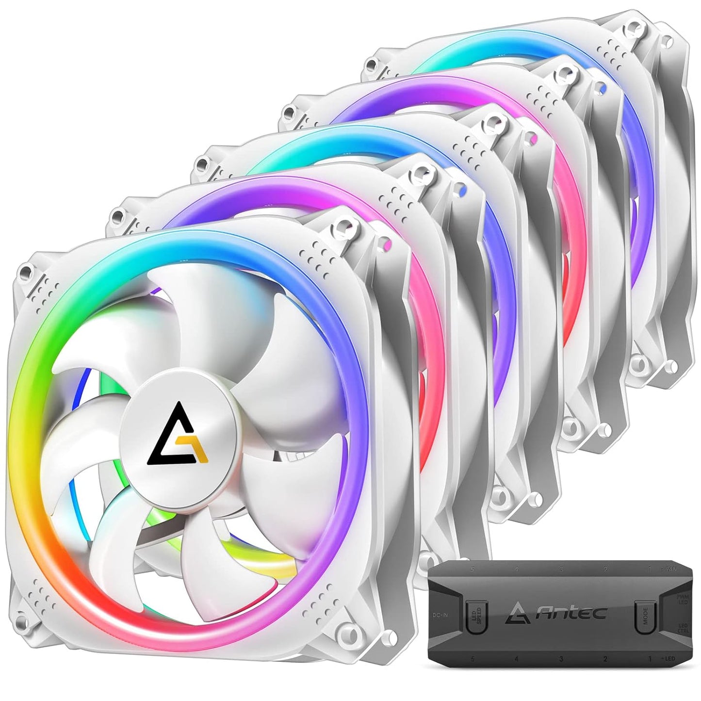 Antec RGB Case Fans 120mm with Addressable RGB Lighting Effects