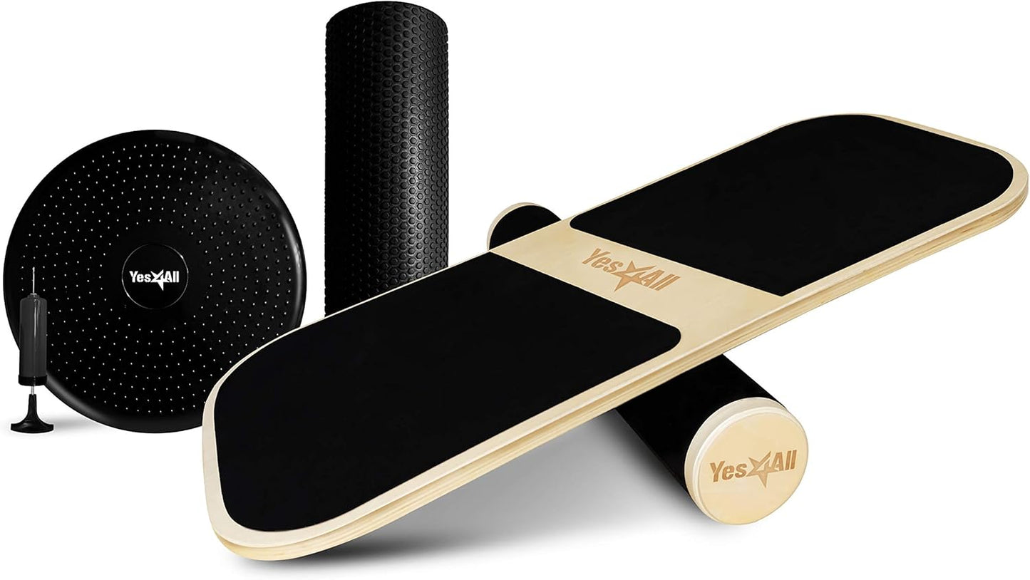 Yes4All Balance Board Sports Trainer for Core Strength & Balance