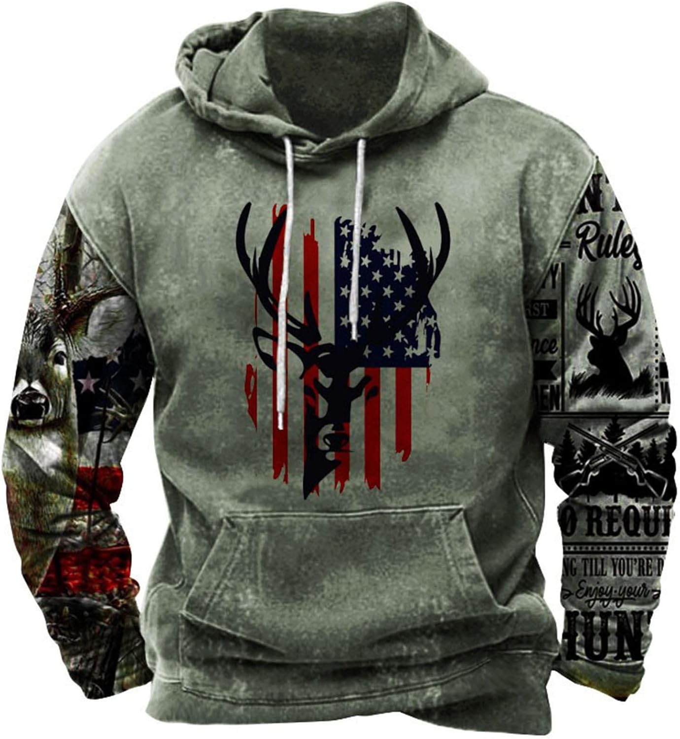 Lightweight Aztec Hoodie for Men