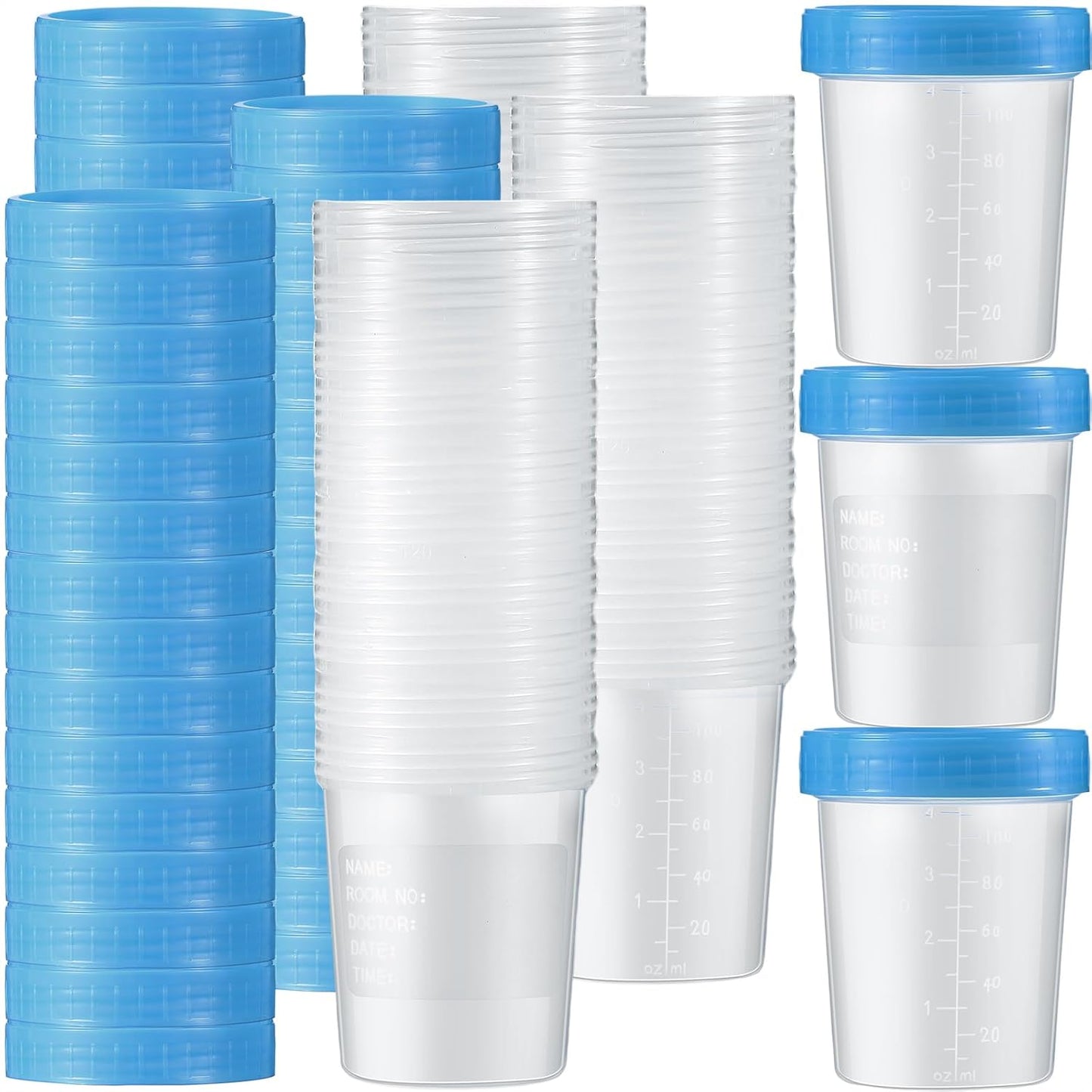 200 Pcs Disposable Specimen Cup for Safe Urinalysis Testing