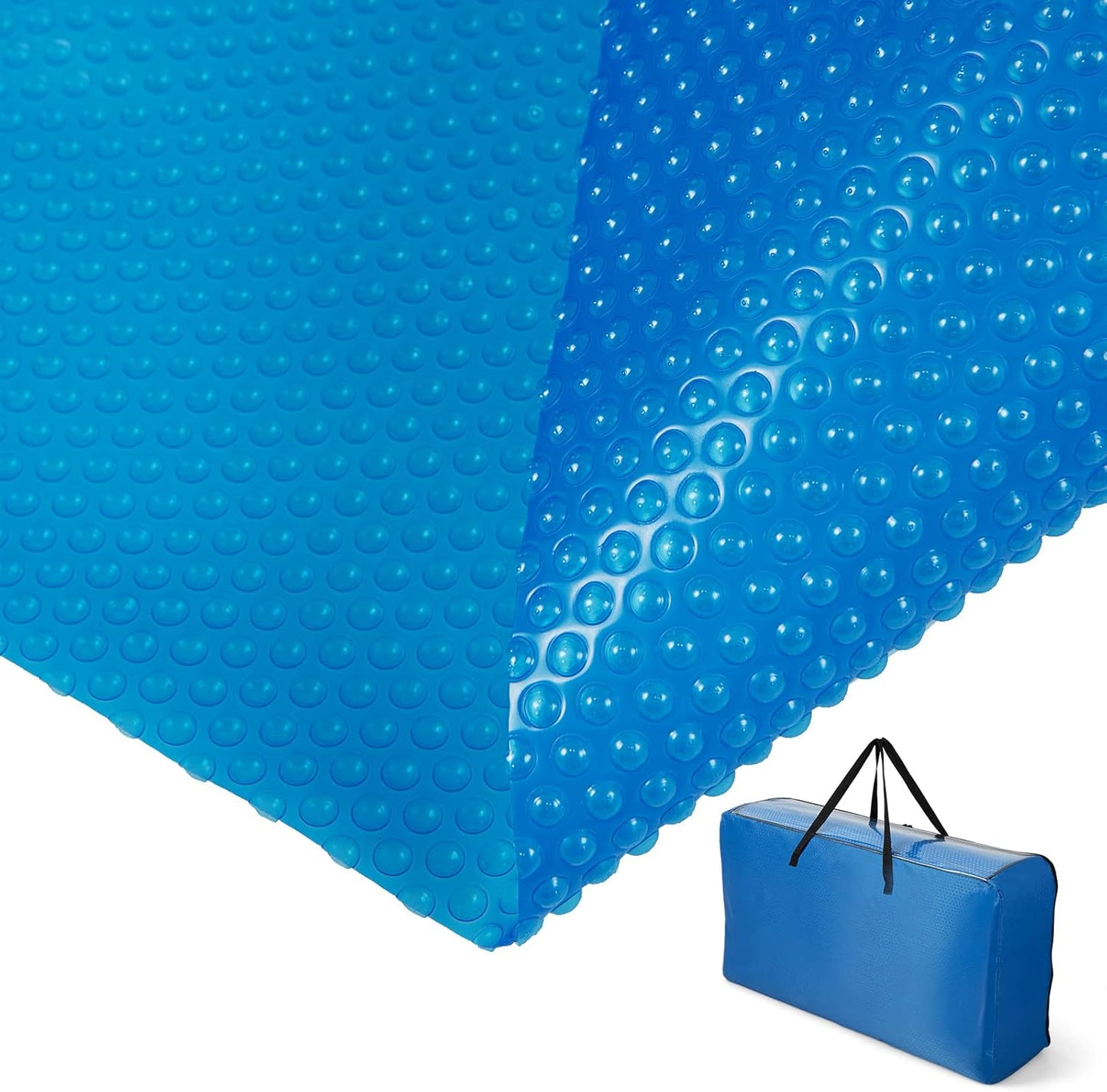 Goplus Pool Cover 18 x 36 FT Solar Blanket for Swimming Pools