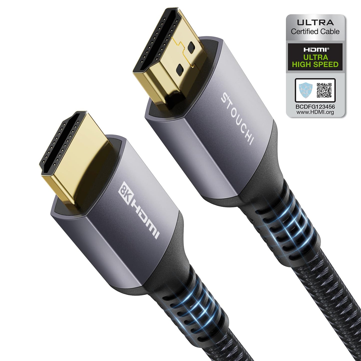 Stouchi 8K HDMI Cable 2.1 - Ultra High Speed for PS5 & Xbox