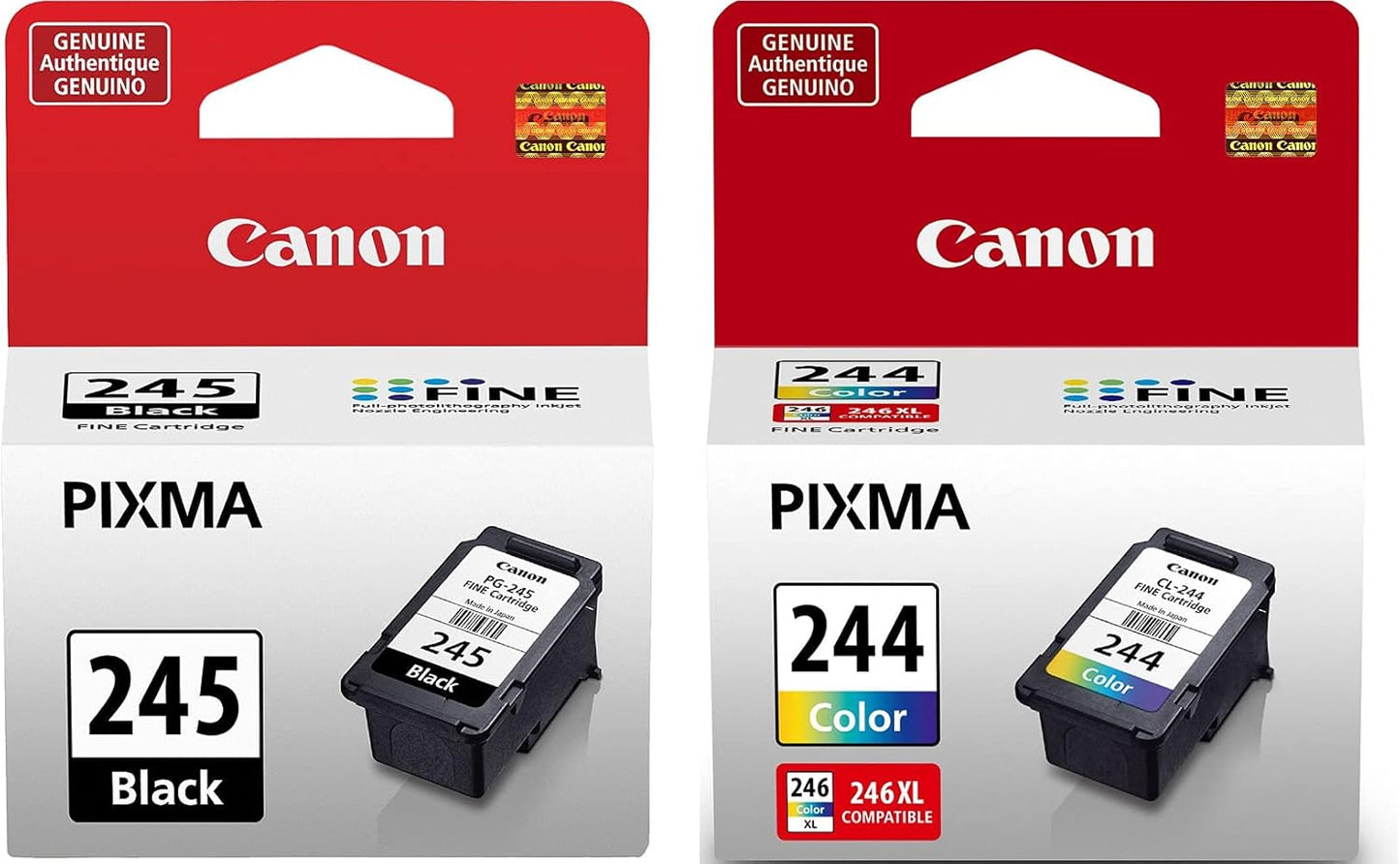 Canon PG-245 Black Ink Cartridge and CL-244 Color Ink Review