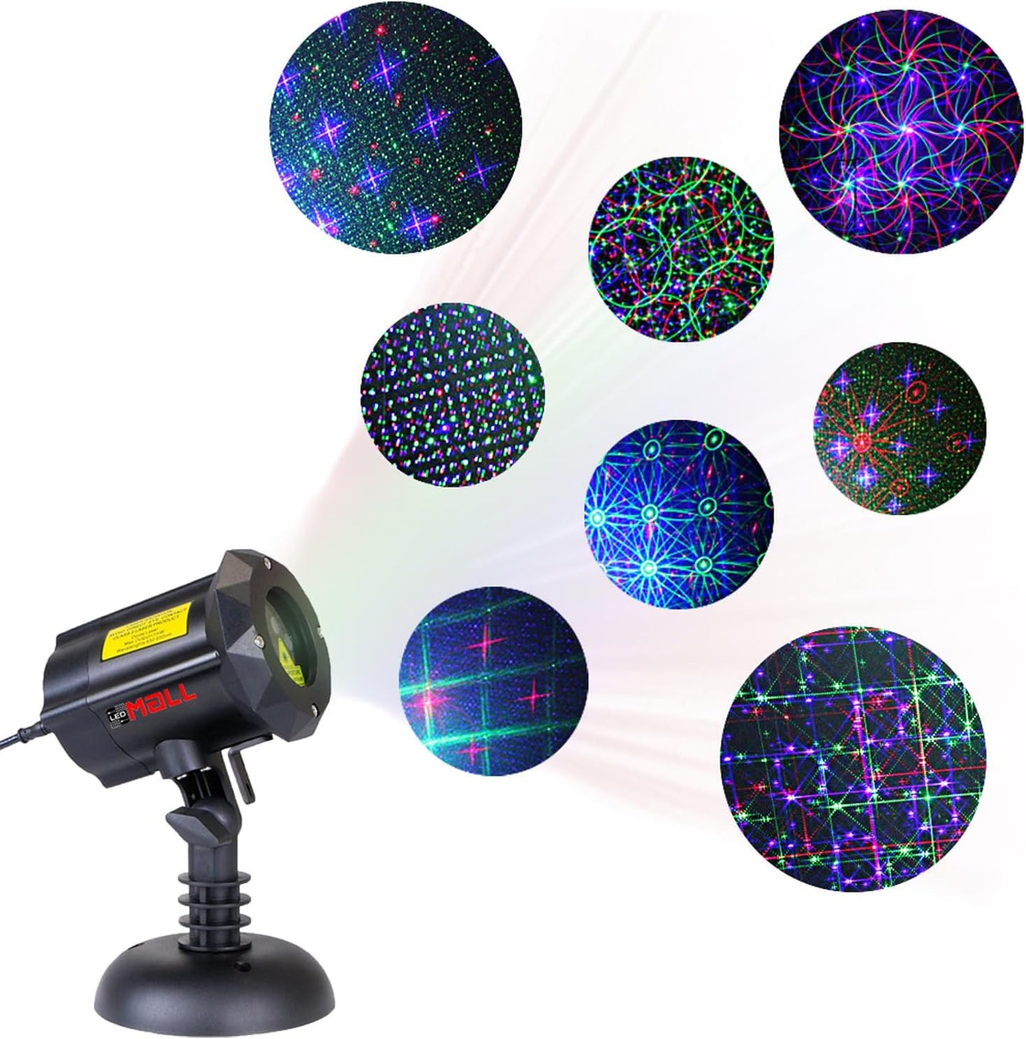 Ultimate Holiday Lighting: 8-in-1 Laser Projector