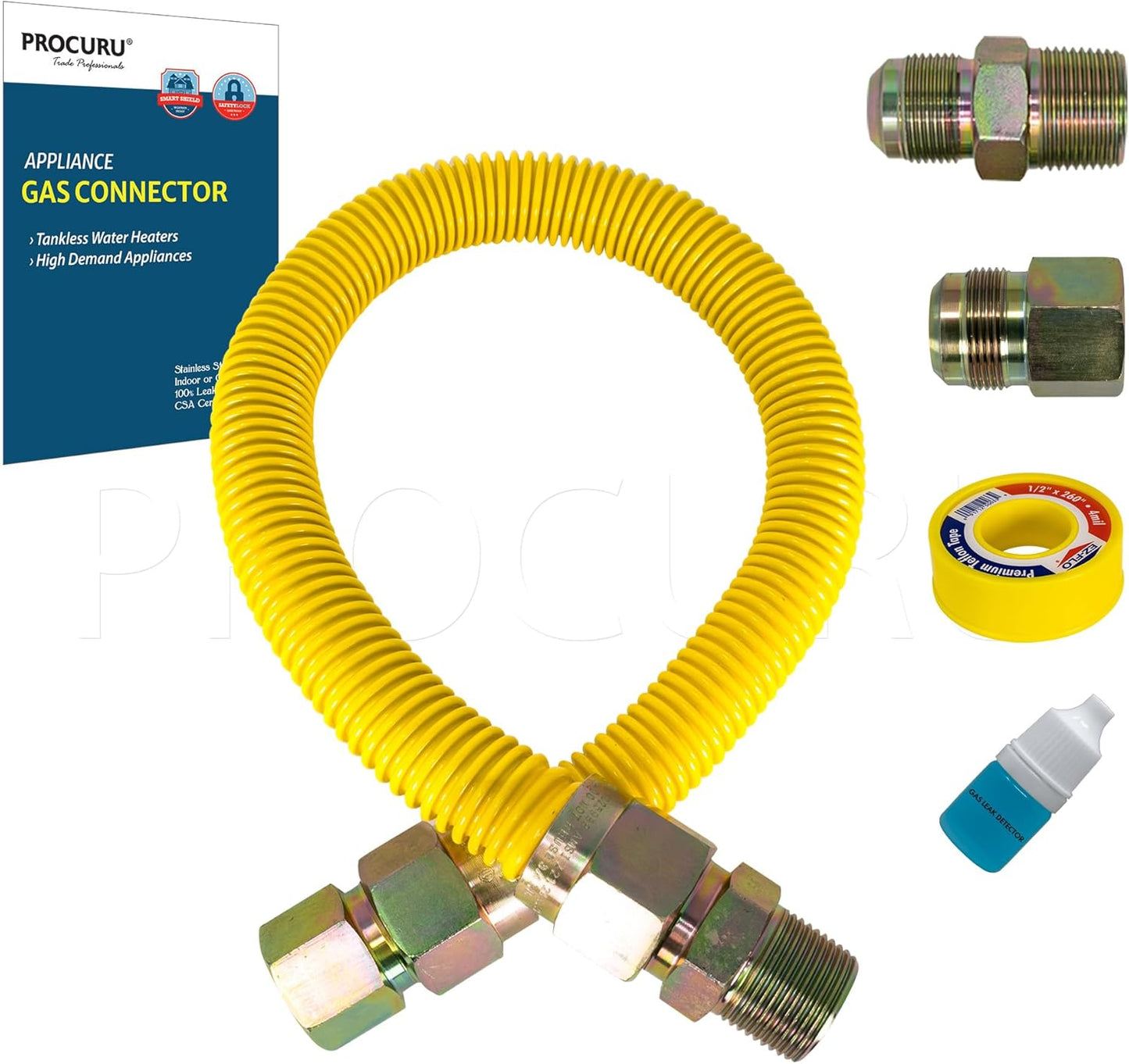 Universal Flexible Gas Connector for Tankless Water Heaters