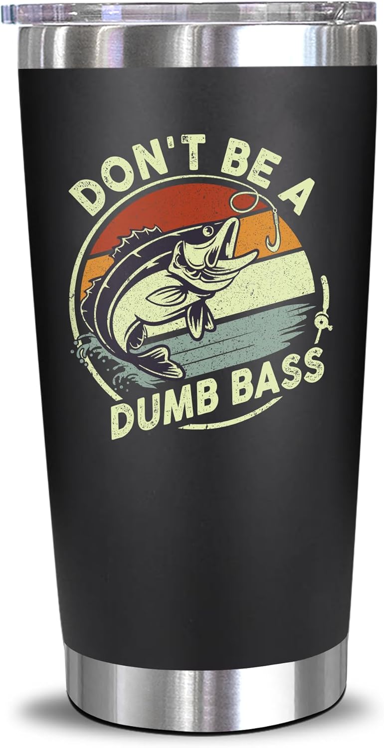 NEWELEVEN 20 Oz Tumbler - Perfect Fishing Gift for Him!