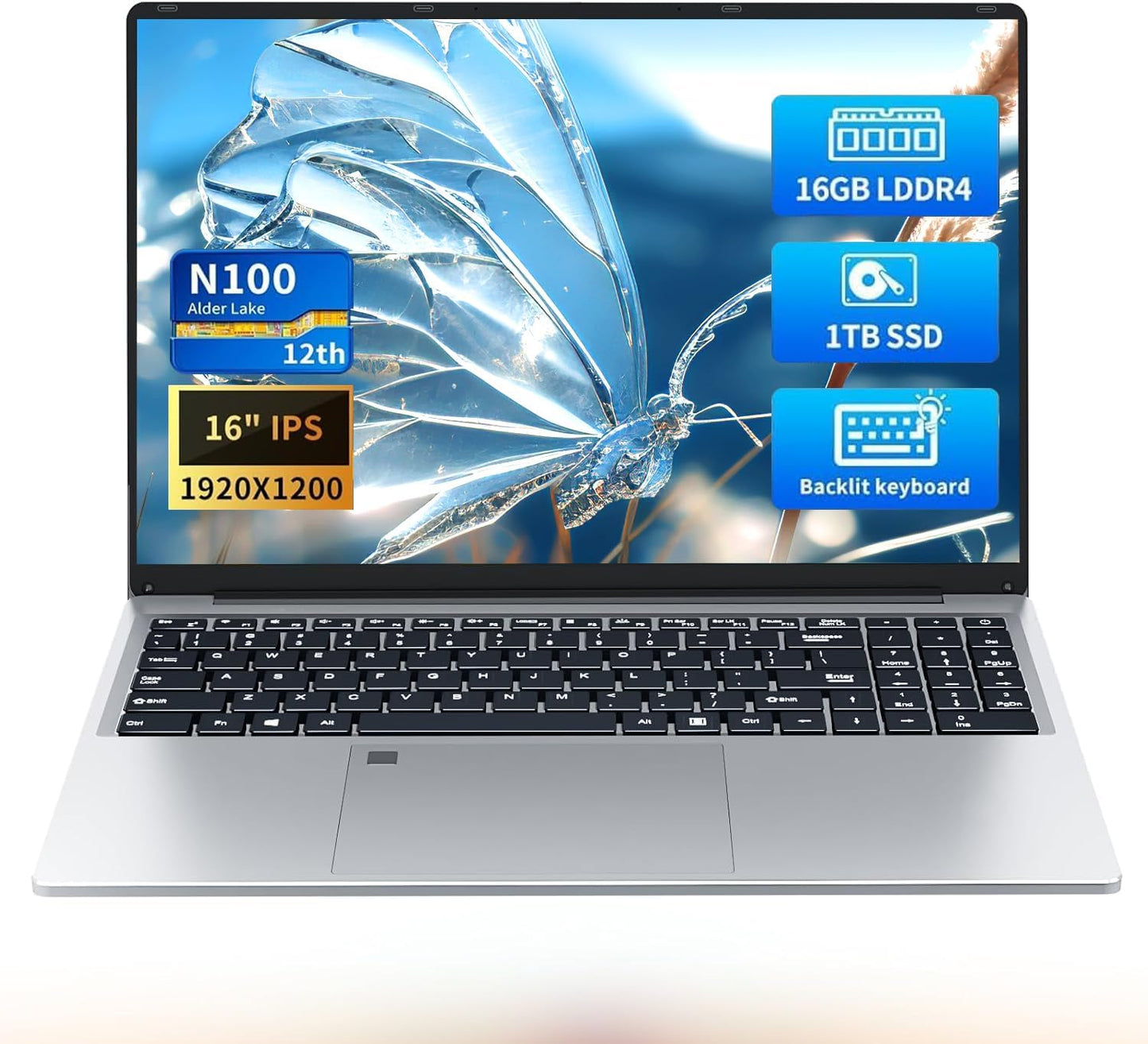 16 Inch Gaming Laptop with Celeron N100 for Ultimate Performance