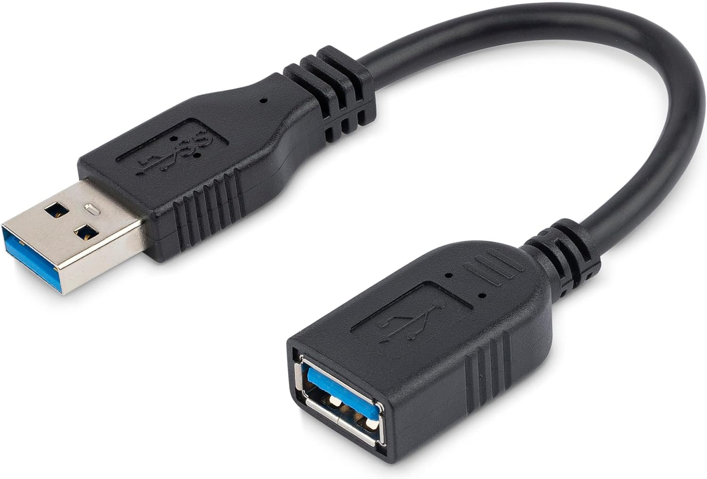 USB 3.0 Extension Cable - Port Saver - Black