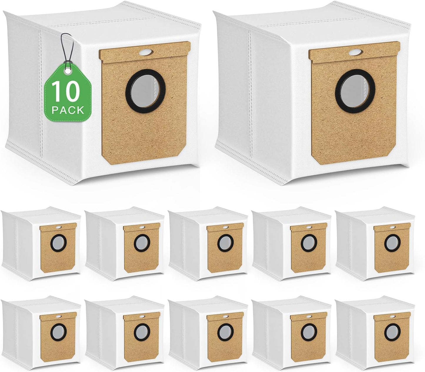 10 Pack isinlive Replacement Bags for Various Robot Vacuums