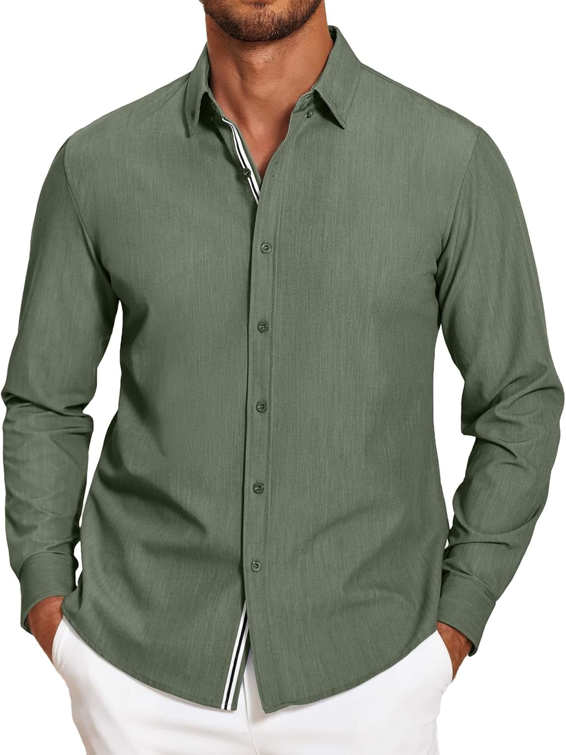 Stylish COOFANDY Mens Casual Button Down Shirt for Every Occasion