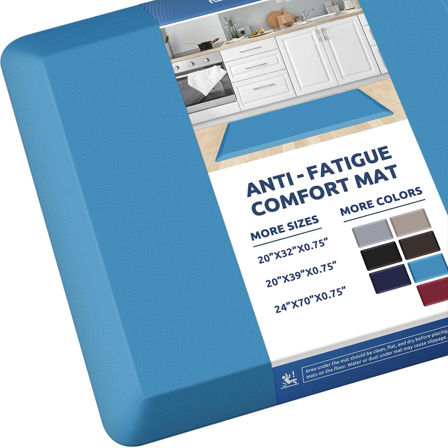 KitchenClouds Cushioned Anti Fatigue Rug for Comfort and Style