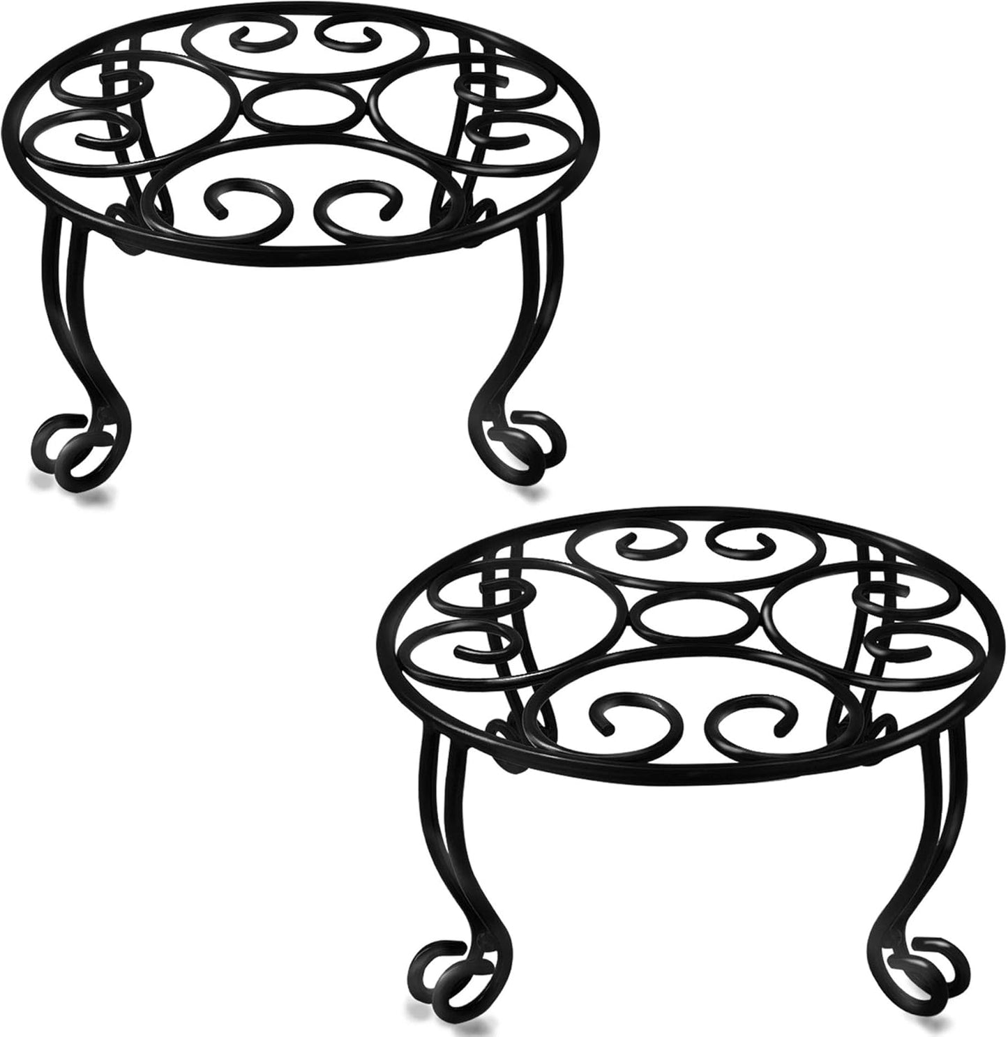 Heavy Duty Iron Plant Stand - Sturdy & Stable for Any Space