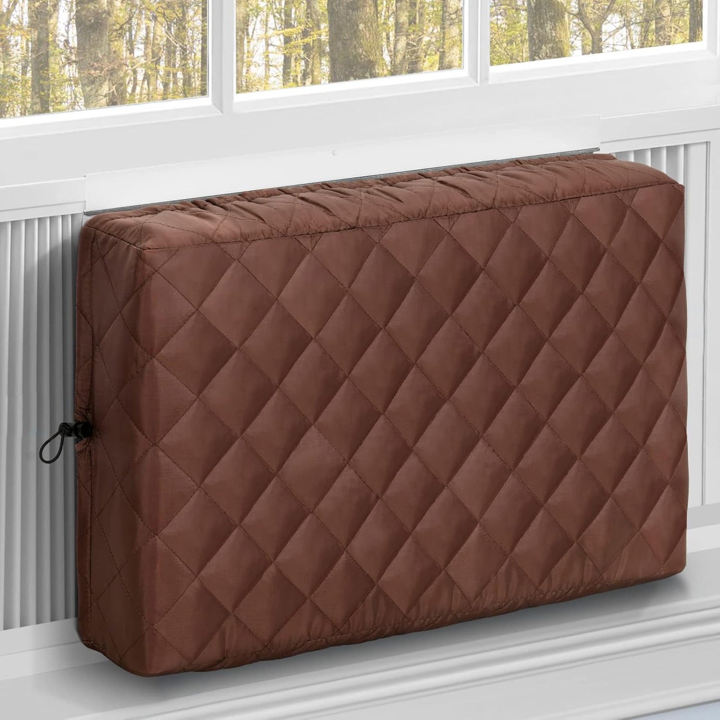 KylinLucky Indoor AC Cover - 17 x 13 x 3 Inches - Brown