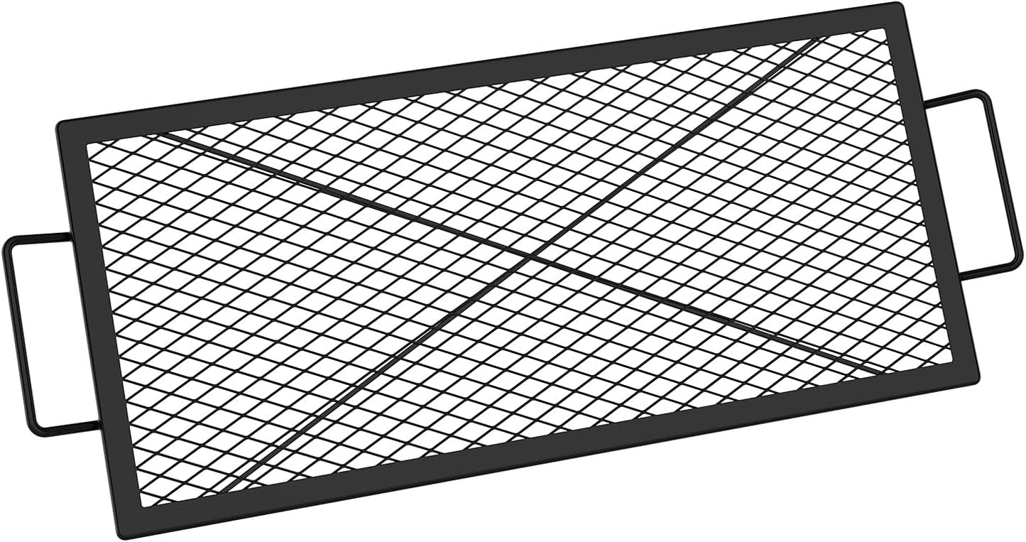 Onlyfire Barbecue Rectangle Fire Pit Cooking Grate for Outdoor