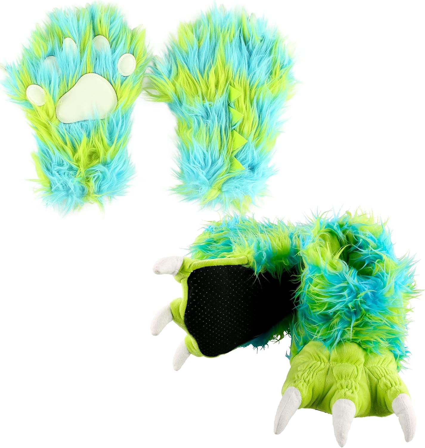 Lazy One Paw Mittens and Slippers Set for Kids and Adults