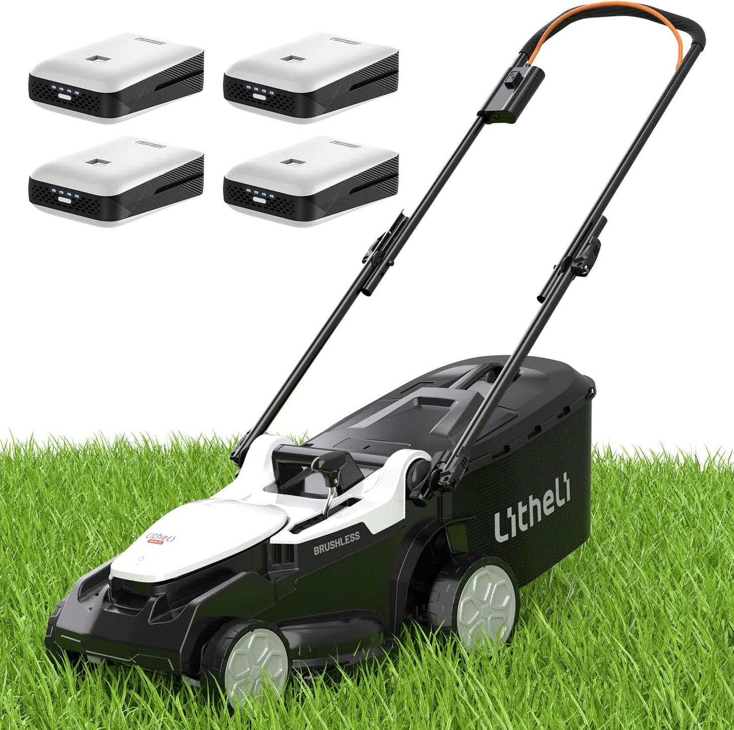 Litheli 16 Inch Electric Lawn Mower with Brushless Motor Power