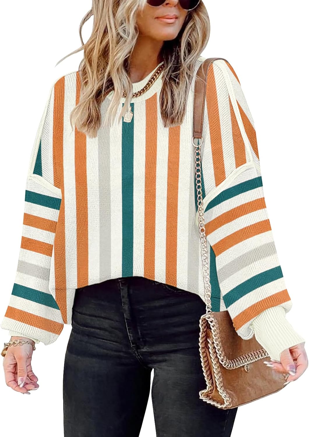 ETCYY Womens Oversized Sweaters for Trendy Fall Fashion