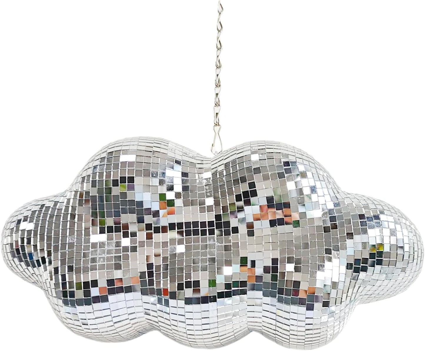 Disco Ball Cloud Shaped Hanging Decor for Parties and Home