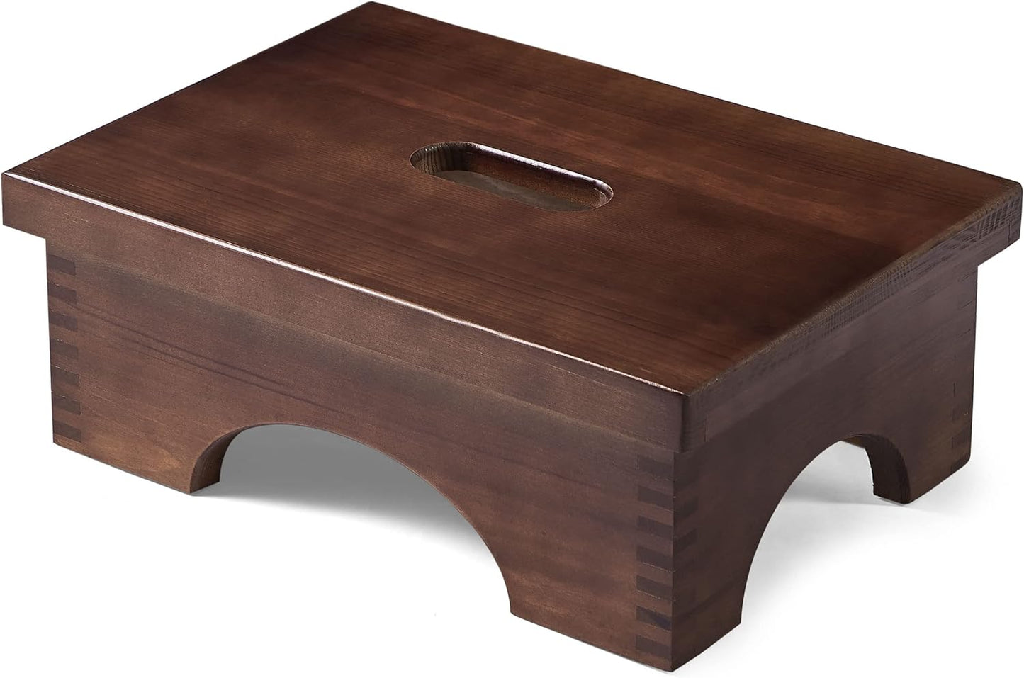 Sturdy Wooden Step Stool for Adults - Lightweight and Portable