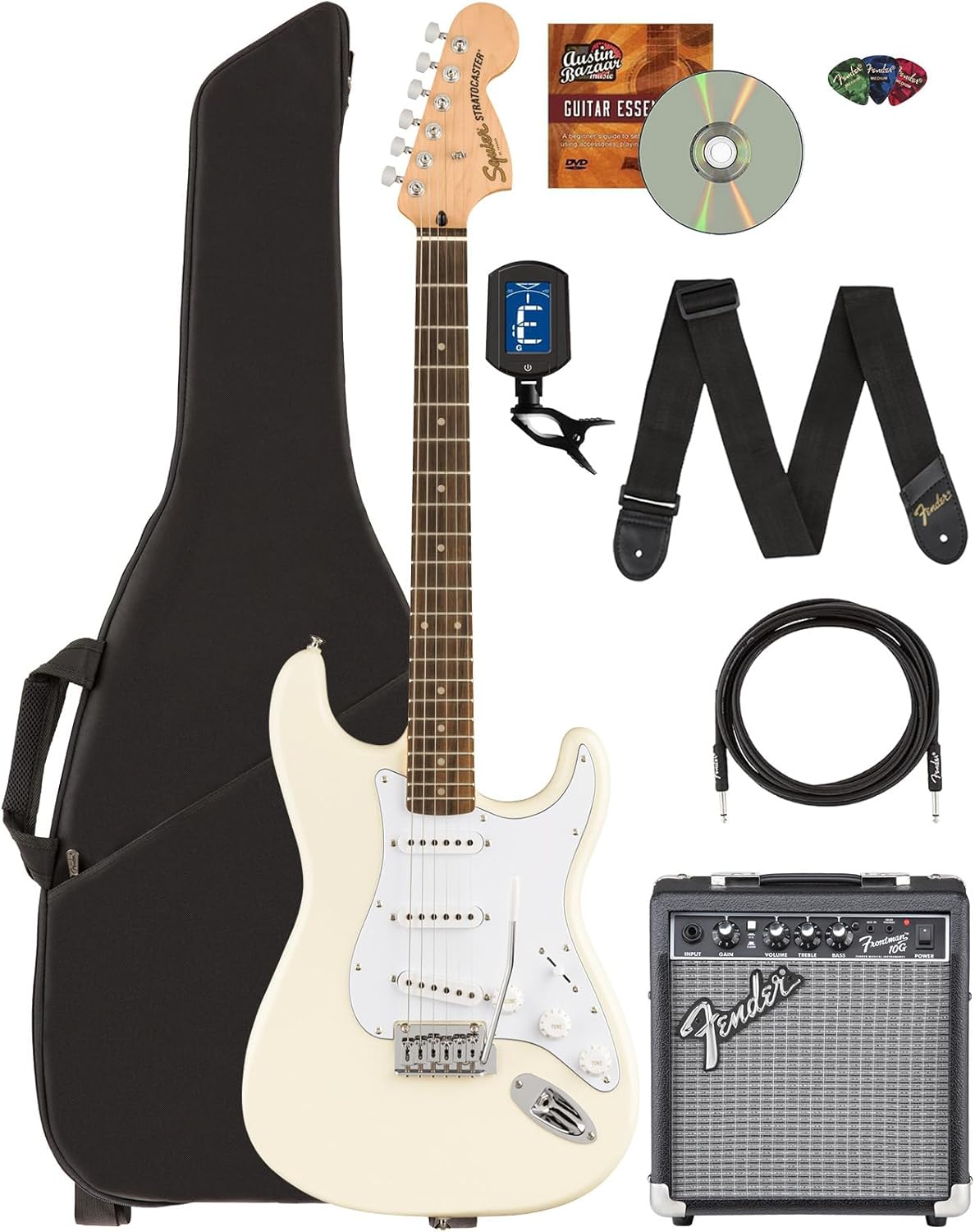 Fender Squier Affinity Stratocaster Bundle with Frontman 10G